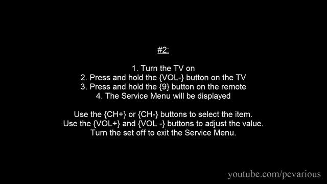 How to Access Service Menu in Toshiba TV смотреть онлайн