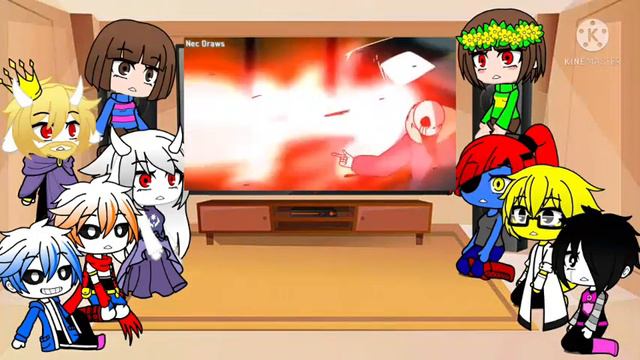 Undertale reacts to Stroyshift!Chara vs Killer!Sans смотреть онлайн