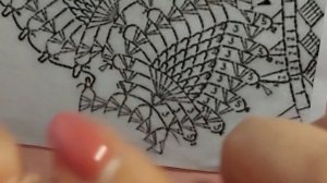 Вязание крючком воротника "Круговорот" по схеме.