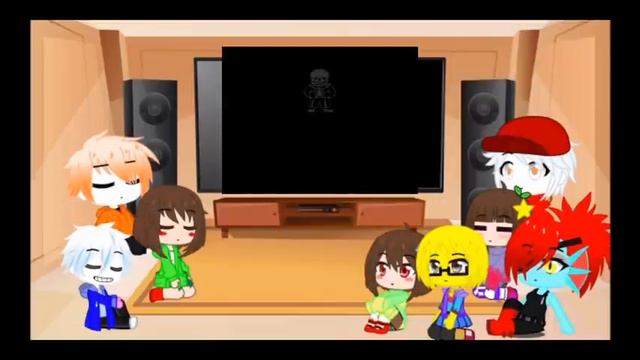 Undertale react to Bad Time Trio Remake (P1 of 2) смотреть онлайн
