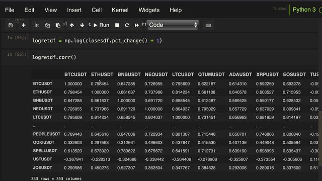 How are ALL Cryptocurrencies correlated? Correlation Analysis in Python смотреть онлайн
