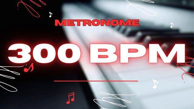 300 BPM - 1 Hour Metronome смотреть онлайн
