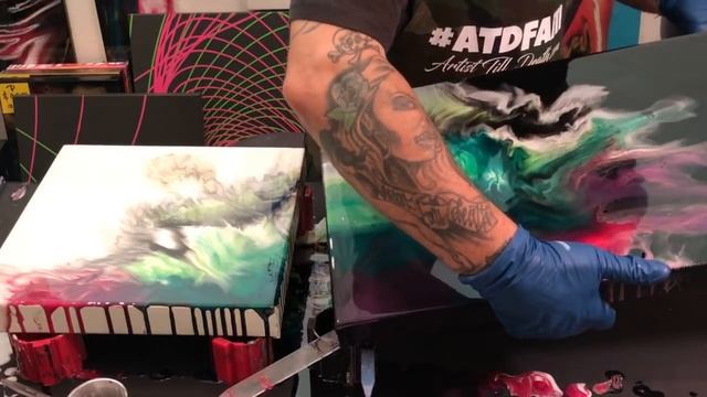 Butterfly pour challenge resin pour STONECOAT ARTIST COAT head to head challenge смотреть онлайн