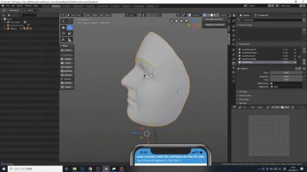 Blender Free Real-Time Face Tracking 【iFacialMocap Blender Tutorial】