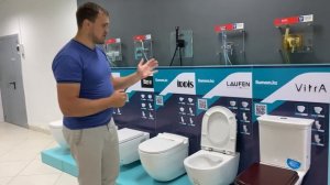 Подвесной унитаз безободковый Laufen Pro