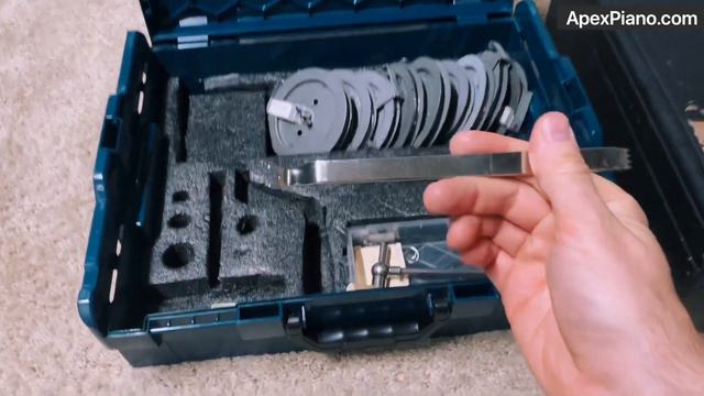 Piano String Tools - Tools Needed to Change a Broken Piano String - look inside the tool kit смотреть онлайн