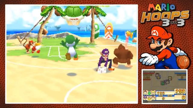Mario Hoops 3 on 3 - Part 1 "Mushroom Cup" смотреть онлайн