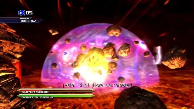 Super Sonic VS Dark Gaia | SONIC UNLEASHED FINAL - Español HD смотреть онлайн