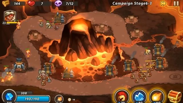 Castle Defense 2 - [6-3] #18 (3 Stars) [HD] - Volcano Conflict смотреть онлайн