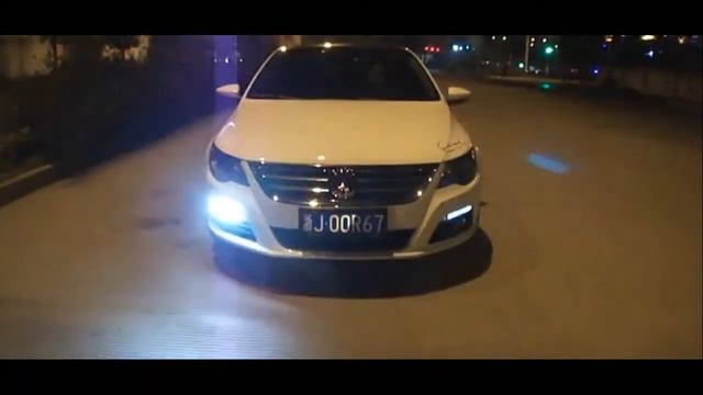 VW Passat CC / DRL and turn LED light REMOTE control смотреть онлайн
