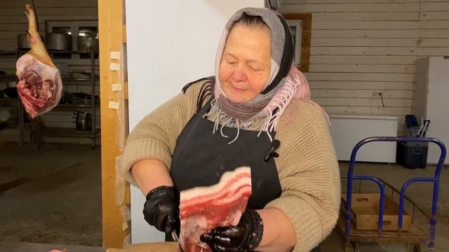 Нутряное сало. Что готовят из нутряного сала. Солим сало как наши предки. смотреть онлайн