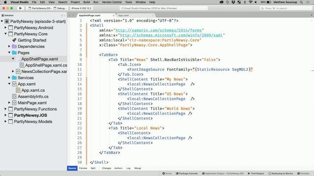 Partly Cloudy: If Forms Was a Turtle (Xamarin.Forms Shell) смотреть онлайн