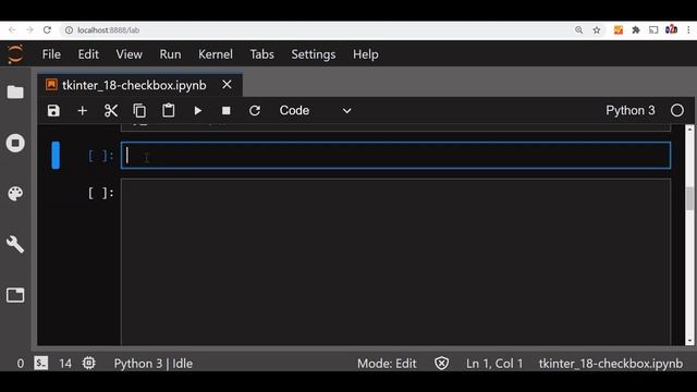 Tkinter Checkbutton reading the Checked or Unchecked value & setting the state to disabled or enabl смотреть онлайн