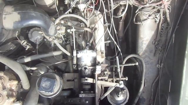 Работа двигателя ЗИЛ-508 (бензин) у фургона ЗИЛ-131 смотреть онлайн