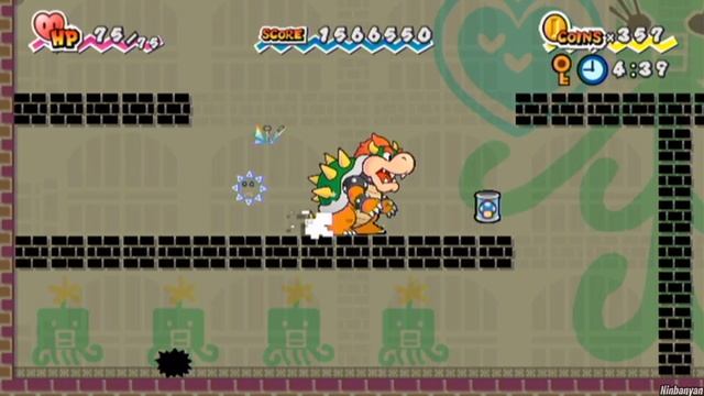 Super Paper Mario - Walkthrough Part 42 No Commentary Gameplay - Flopside Pit of 100 Trials START смотреть онлайн