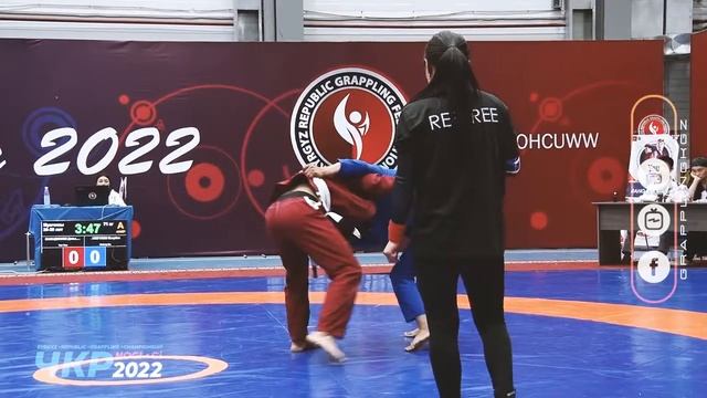///Чемпионат Кыргызской Республики по Грэпплингу UWW 2022, Gi - часть 8 смотреть онлайн