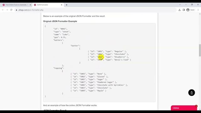 JSON Formatter | JSON Online Validator and Formatter | JSON editor | query JSON смотреть онлайн
