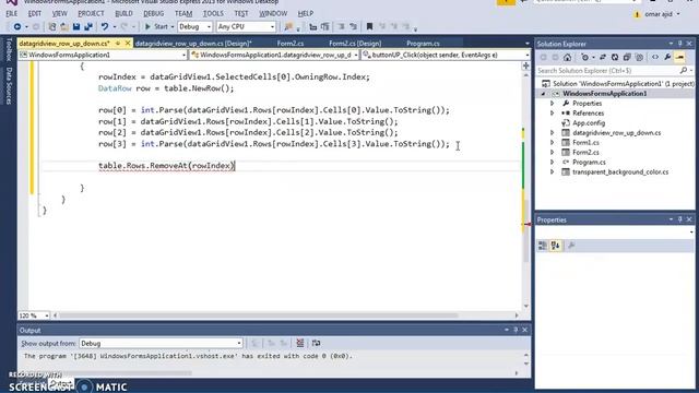 C# - How To Move DataGridView Selected Row UP and DOWN In C# [ with source code ] смотреть онлайн