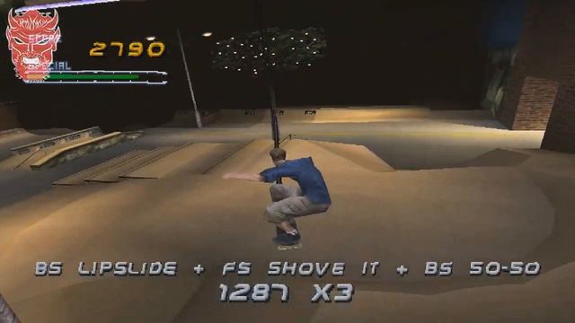 Tony Hawk's Pro Skater 2 (PS1) - Skatestreet All Gaps смотреть онлайн