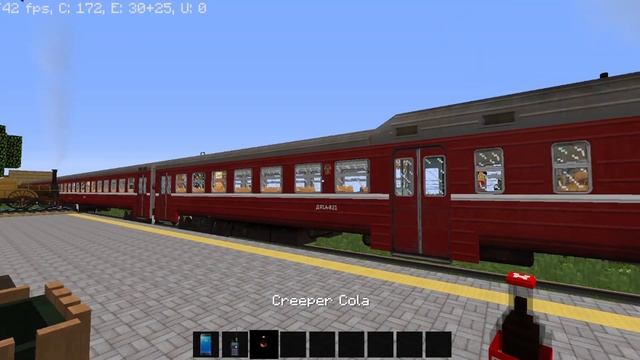 ПРОИЗОШЛО СТОЛКНОВЕНИЕ! Работаю машинистом на ДР1А в Майнкрафт. смотреть онлайн