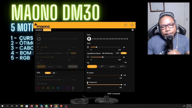 5 Motivos Para Não Comprar O Microfone Maono DM30 смотреть онлайн