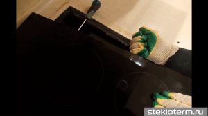 Установка стекла на варочной панели Siemens своими руками