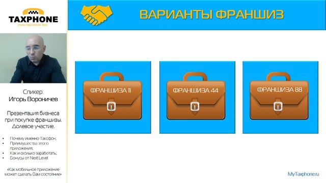 Таксфон Как заработать на франшизе и получить доли в компании смотреть онлайн