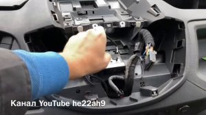 Ford Transit как снять штатную магнитолу + установка Android. how to remove the head unit