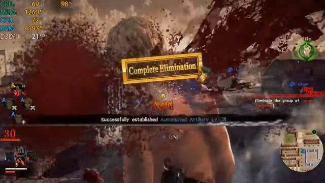 Attack on Titan 2 Gameplay On GeForce 940mx [ Low setting ,Custom ] смотреть онлайн
