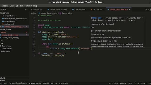ROS Service - Client node coding (video tutorial) смотреть онлайн