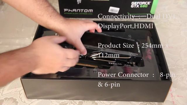 Unboxing Gainward GeForce GTX 680 Phantom Nvidia kepler graphics card смотреть онлайн