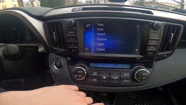 How to Change System Language in Toyota RAV 4 (2013 - 2018) - Select Language for On-board Computer смотреть онлайн