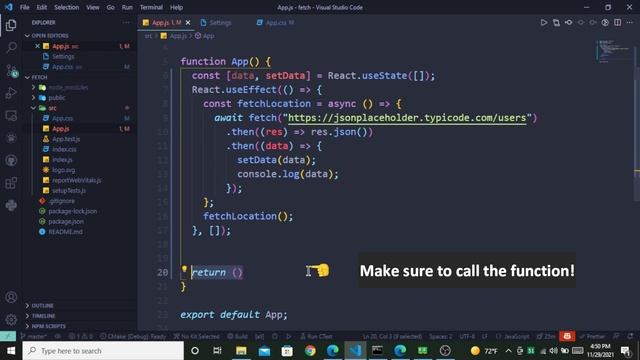 Fetching data from API in React js in 100 seconds смотреть онлайн
