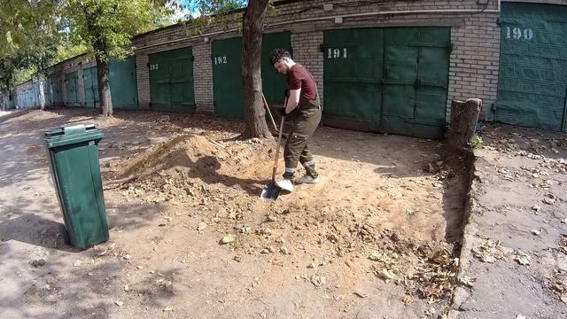 ОТКОПАЛ ВЪЕЗД В ГАРАЖ | РУБИЛ ПЕНЬ ДВА ДНЯ :(( смотреть онлайн