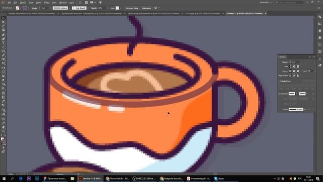 Основы работы в Adobe Illustrator смотреть онлайн