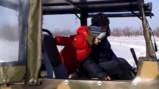 Снегоболотоход "Медведь" зима тест драйв часть 2 смотреть онлайн
