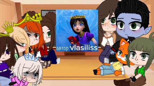 реакция царевен на тик ток