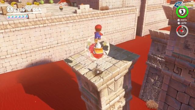 Mario Odyssey : Lune de Roche Lunaire 76 (Pays des Sables) смотреть онлайн