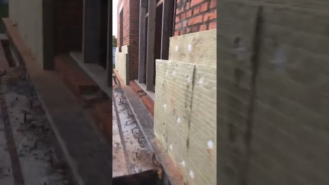 Утепление фасада частного дома базальтовой плитой в два слоя !!! смотреть онлайн