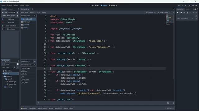 Adding _init (constructor) function in editor plugin/class in godot 4 смотреть онлайн