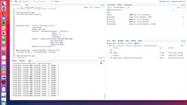 XGBoost in R Part 5 - Tuning XGBoost Linear in Caret смотреть онлайн