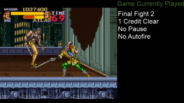 Final Fight 2 - 1 Credit Completion, no pause, no autofire, in the plus смотреть онлайн