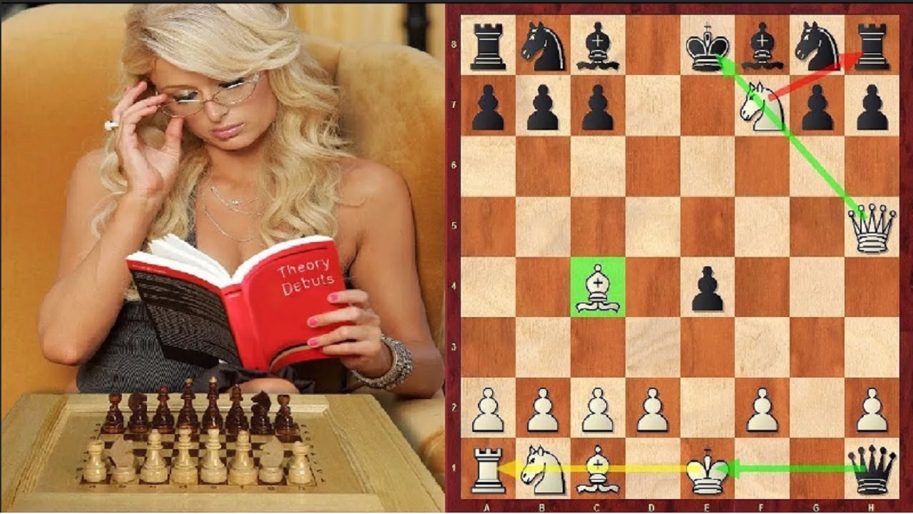 Шахматы. 3 ДЕБЮТНЫЕ ЛОВУШКИ БЛОНДИНОК. Школа шахмат d4-d5. смотреть онлайн