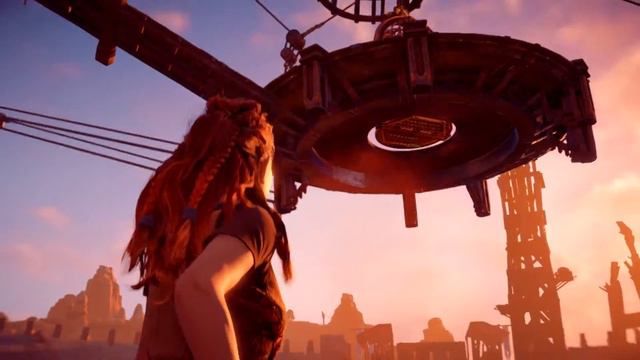 Horizon Zero Dawn Walkthrough PART 24 THE BEHEMOTH BATTLE IN THE SUN RING смотреть онлайн
