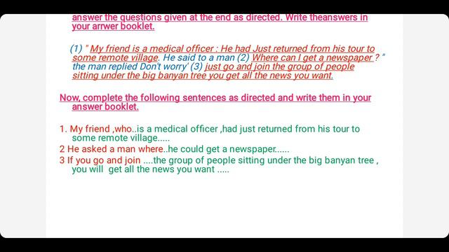 SSC 10th & 9th Class English Creative writing - Rewrite as Directed |Telangana & Andhra Pradesh смотреть онлайн