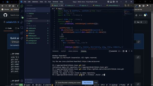 "Src, refspec master does not match any" !SOLVED, connect the existing project to GitHub using Git. смотреть онлайн