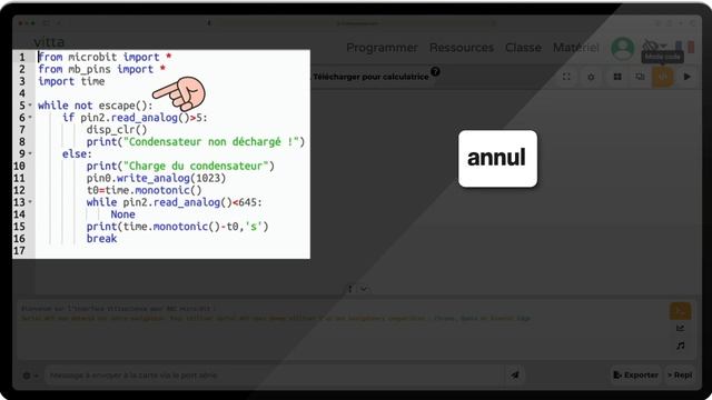 Déterminer le temps caractéristique d'un dipôle RC (Python / Microbit / TI-83 Premium CE) смотреть онлайн