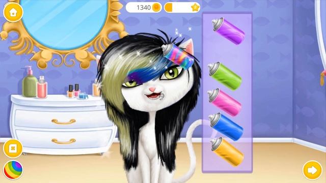 ПРИЧЕСКА ЧЕЛЛЕНДЖ #3 День рожденье котиков Cat Hair Salon Birthday Party - ПУРУМЧАТА смотреть онлайн