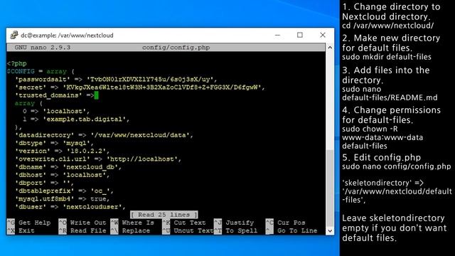 How to change default Nextcloud files смотреть онлайн