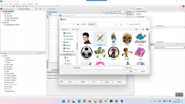 JasperReports Server with Oracle APEX (2) : create data adaptor ( With English Subtitle) смотреть онлайн